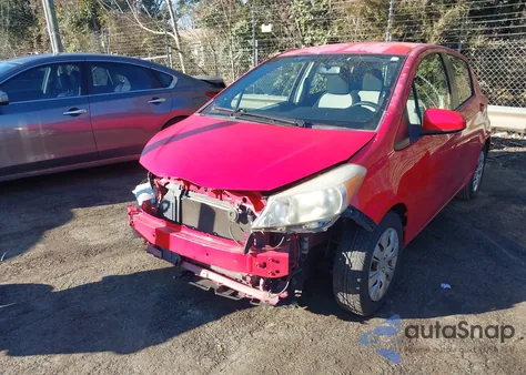 2012 Toyota Yaris Le из США, поврежденный, VIN JTDKTUD35CD521921